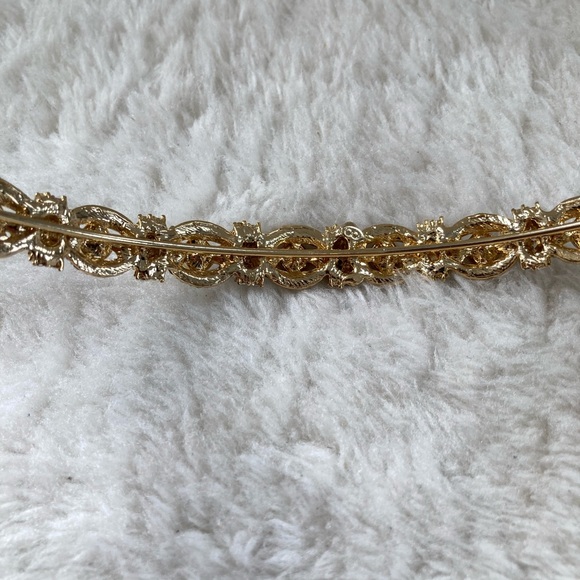 Crystal and gold headpiece - Picture 3 of 4